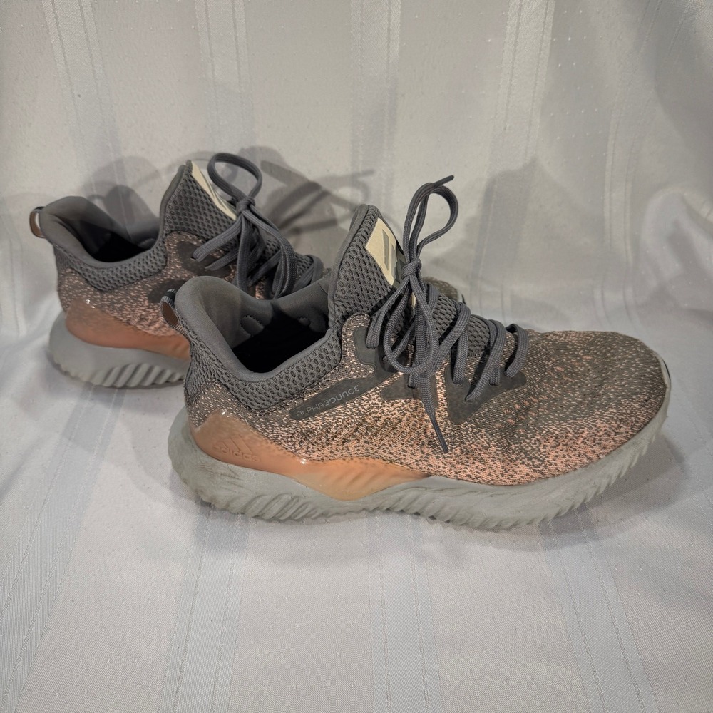 Adidas AlphaBounce Women's Running Shoes Gray / Rose Gold – Size 9.5